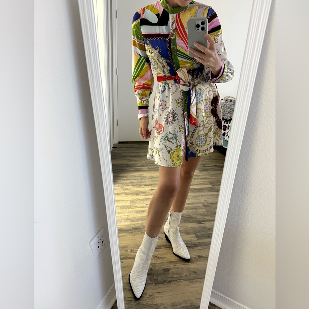 Zara midi shirt dress, Size XS